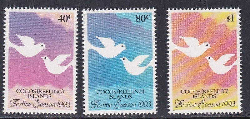 Cocos Islands # 286-288, Festive Seasons, Mint NH, 1/2 Cat.