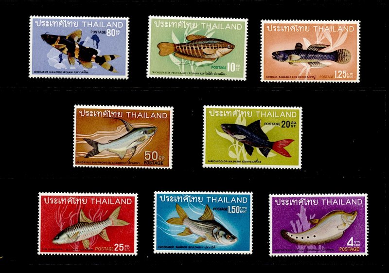 THAILAND Sc# 501-08 FISH  CPL. MNH,OG