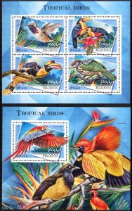 Maldive Islands 2018 Tropical Birds Sheet + S/S MNH