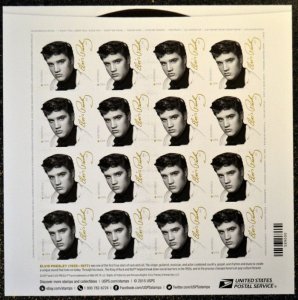 US #5009a 49c  Elvis Presley, VF NH IMPERF SHEET of 16, LIMITED SUPPLY, Rare!...