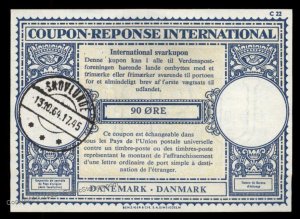 Denmark International Reply Coupon IRC Post Office G98948