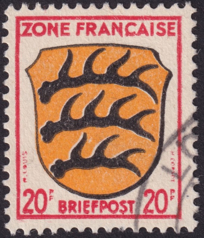 Germany French Zone 1945-1946 #4N1 - 4N13 vf u