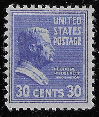 US #830 MNH  Theodore Roosevelt.  Nice.