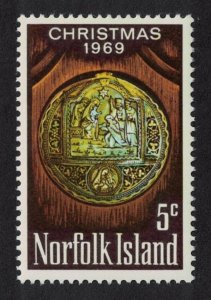 Norfolk Christmas 1969 MNH SC#125 SG#102