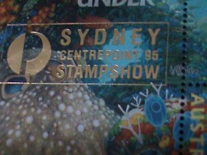​AUSTRALIA-1995-SC#1465h- SYDNEY-CENTERPOINT'95 INTL.STAMP SHOW MNH -S/S VF