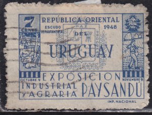 Uruguay 565 Arms of Paysandú 1948