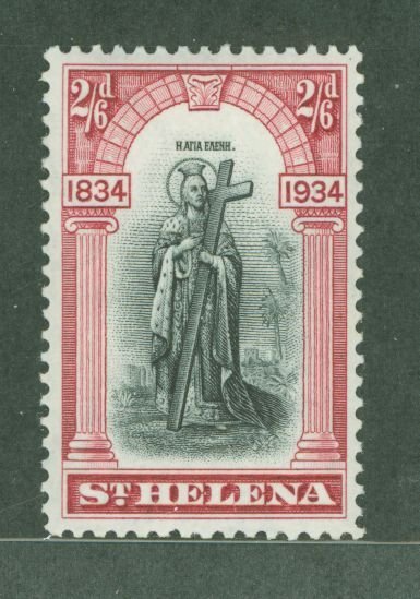 St. Helena #108 Unused Single