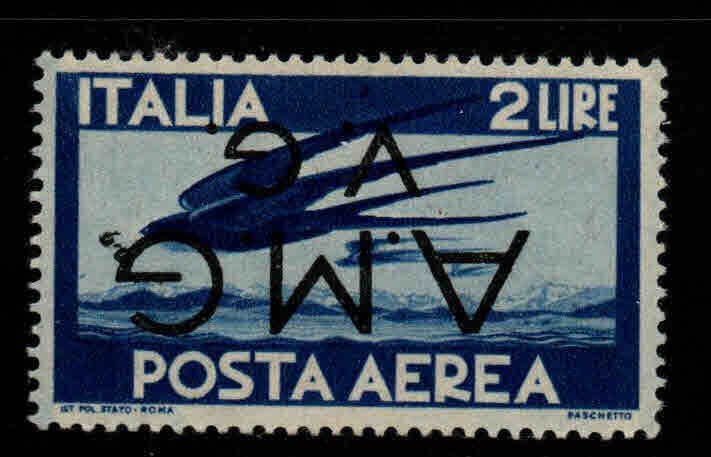 Italy,  Scott 1LNC2 AMG VG  Venezia Giulia MNH** Airmail,  Inverted overprint