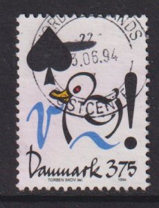 Denmark  #998 used  1994  conservation  3.75k   save water