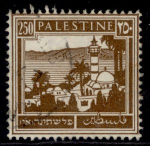 PALESTINE GV SG109, 250m brown, FINE USED.