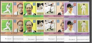 Tuvalu - Nukulaelae 21-4 MNH Cricket set cpl.  x 10 sets, vf. 2022 CV $ 30.50