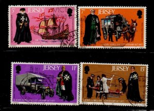 Jersey Sc 175-178 1977 St John Ambulance stamp set used