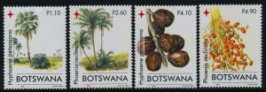 Botswana 826-9 MNH Christmas, Trees, Fruit