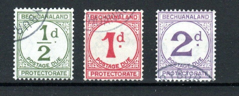 Bechuanaland Protectorate 1932-58 Postage Due set FU CDS