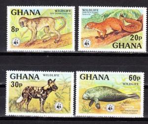 Ghana Scott 621-624 Mint NH (Catalog Value $41.00)