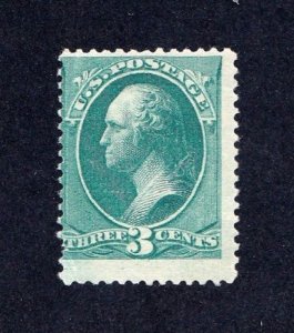 United States stamp #207,  MH OG,  CV $80.00