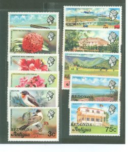Redonda # Mint (NH) Single (Complete Set)