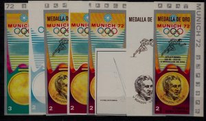 Guinea Eq. 8 MNH values Olympic-72/ proofs