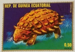 Equatorial Guinea Prehistoric Animals Ancilosaurus