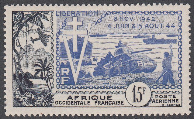 French West Africa C17 MVLH CV $12.00