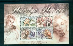 Burundi #960 (2011 Marilyn Monroe sheet) VFMNH CV $15.00