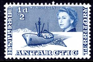 British Antarctic Territory 1 Ship MNH VF