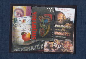 Albania  #2706  cancelled  2003  MNH   Europa   poster art  sheet