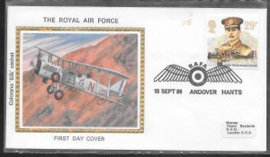 Just Fun Cover Great Britain #1159 Colorano FDC Royal AF Commanders (my2791)