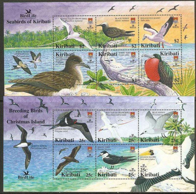 2005 Kiribati Scott 869-870 International Bird Life MNH