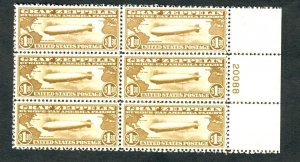 C14 Graf Zeppelin side number plate block cinderella