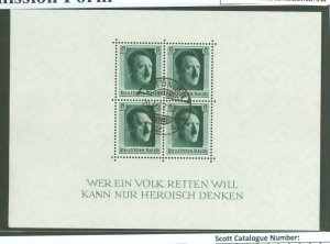 Germany #B102 Used Souvenir Sheet