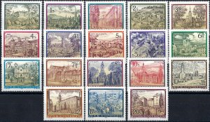 1984+ Austria Definitives, Convents and Monasteries complete set VF/MNH! LOOK!