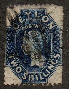 Ceylon 58a Used. Wmk. 1b