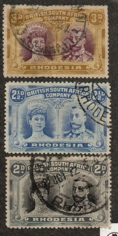 Rhodesia 103-105 Used Short set