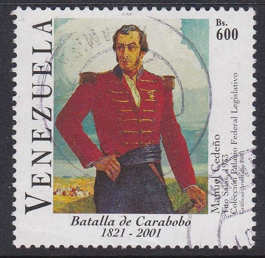 Venezuela #1624i F-VF Used Battle of Carabobo