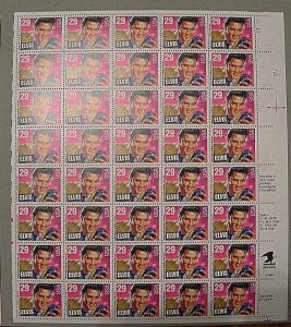 U. S. 2724 MNH Sheet ELVIS 2