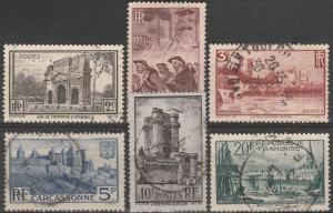 France #342-7  F-VF Used  CV $28.55 (A11686)