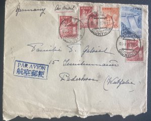 1957 Kumamoto Japan Airmail Cover  To Paderbon Germany