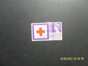 GB 1963 3d Centenary Red Cross used stamp SG 642 used, EX