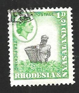 Rhodesia & Nyasaland 1959 - U - Scott #158