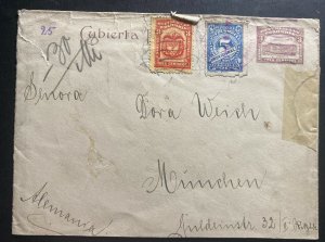 1880s Colombia Vintage Cover To Munich Germany