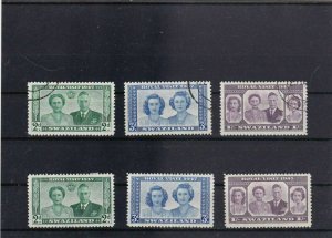 SWAZILAND MOUNTED MINT  USED  STAMPS ON STOCK CARD REF 1649