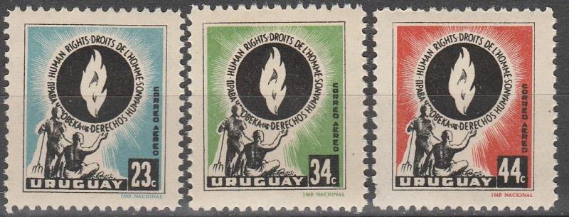 Uruguay #C179-81  MNH F-VF  (V1058L)