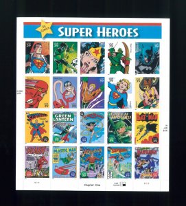 United States 39¢ DC Comic Book Super Heroes Postage Stamp #4084 MNH Full Sheet