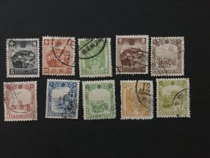 CHINA manchukuo,  stamp short set, used, Genuine,  List 1622