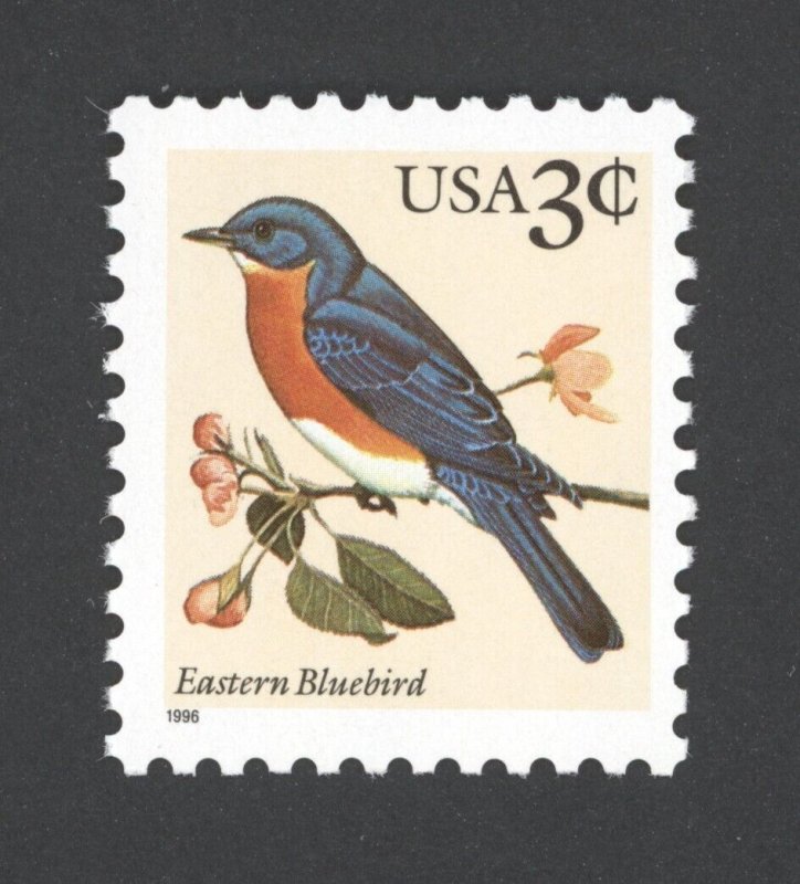 1996 US Scott #3033,  3c Eastern Bluebird MNH