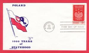 #1313 Poland's Millennium - Cachet Craft Cachet