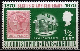 St Kitts & Nevis; 1970: Sc. # 230: MLH Single Stamp