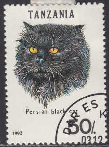 Tanzania 967C Persian Black Cat 1992