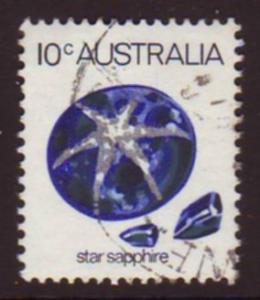 Australia 1974 Sc#562, SG#552a,10c Star Sapphire USED.